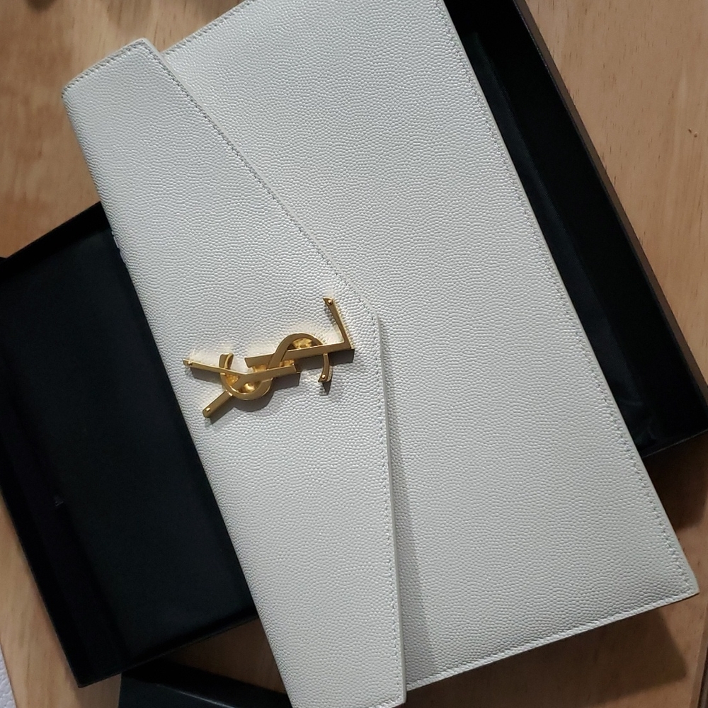 SOLD YSL envelope clutch